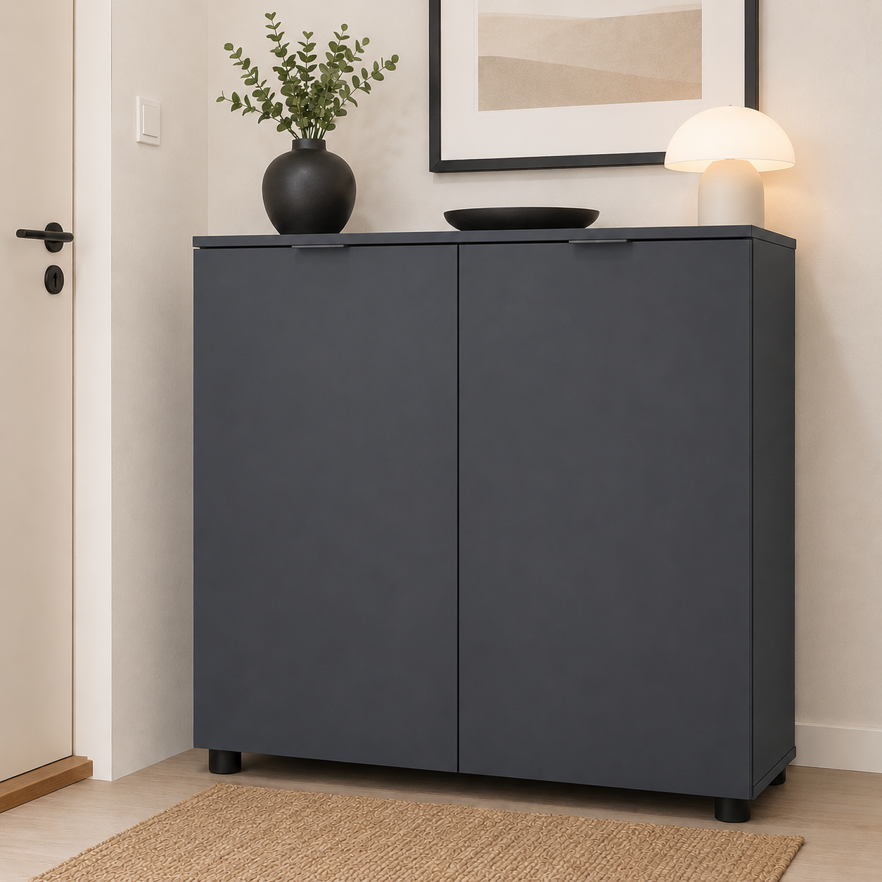 Комод Doros Рон 80х38х81 см Графит (41516002) Комод Doros Рон 80х38х81 см Графит (41516002)