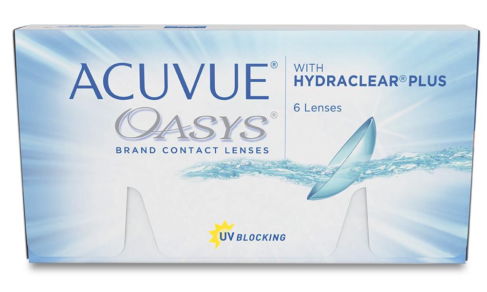 Контактные линзы ACUVUE OASYS With HYDRACLEAR Plus 2 недели 6 шт. (264-1)