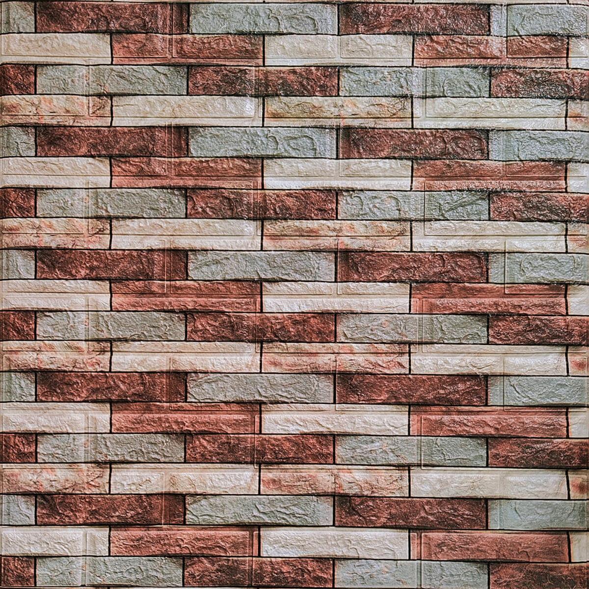 3D-панель декоративная Кирпич 700х770х3 мм 340 Коричневый (SW-00000531) 3D-панель декоративная Кирпич 700х770х3 мм 340 Коричневый (SW-00000531)