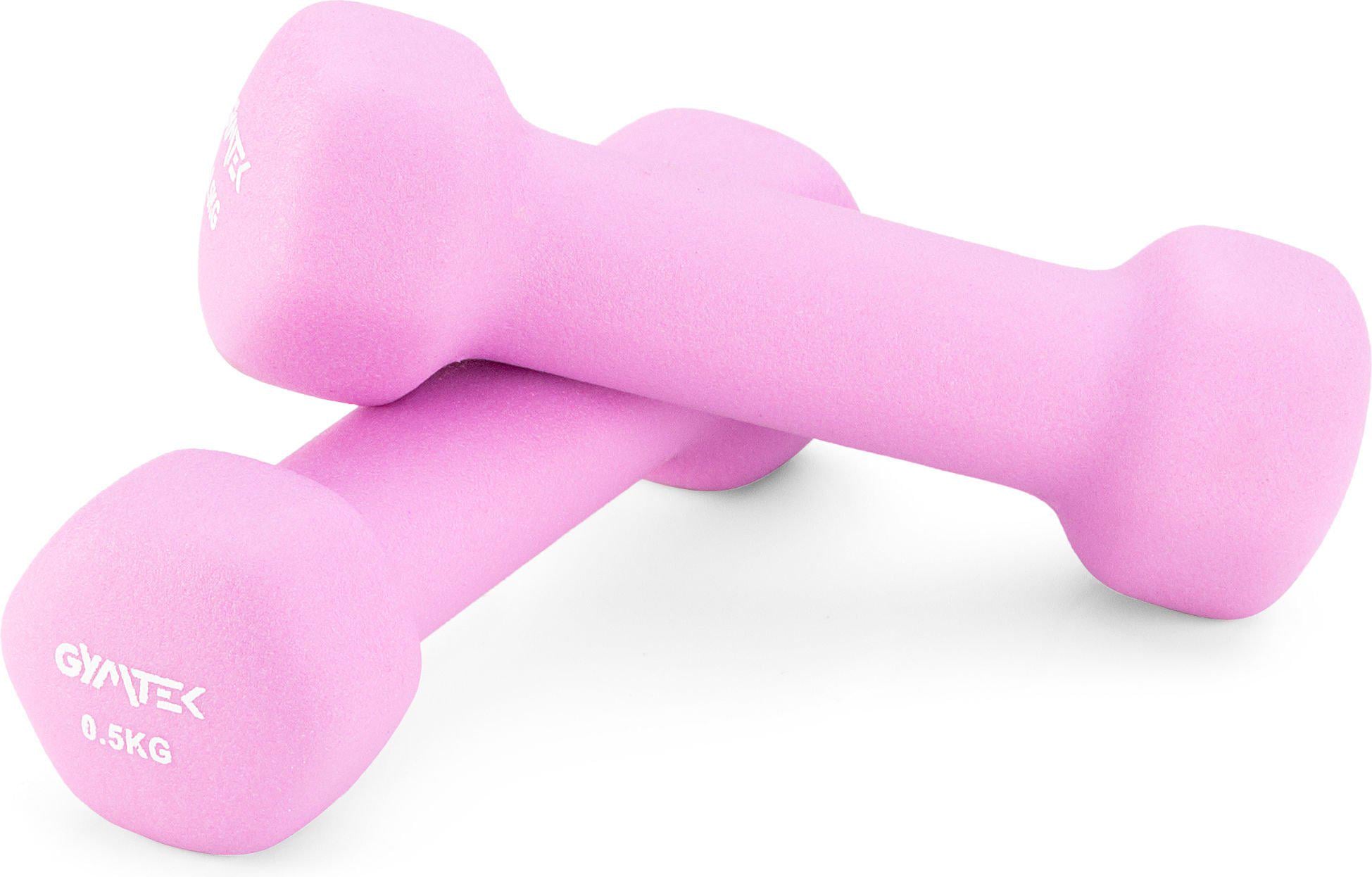 Гантели для фитнеса Gymtek Hex неопреновые 2х0,5 кг Розовый (34772925) Гантели для фитнеса Gymtek Hex неопреновые 2х0,5 кг Розовый (34772925)