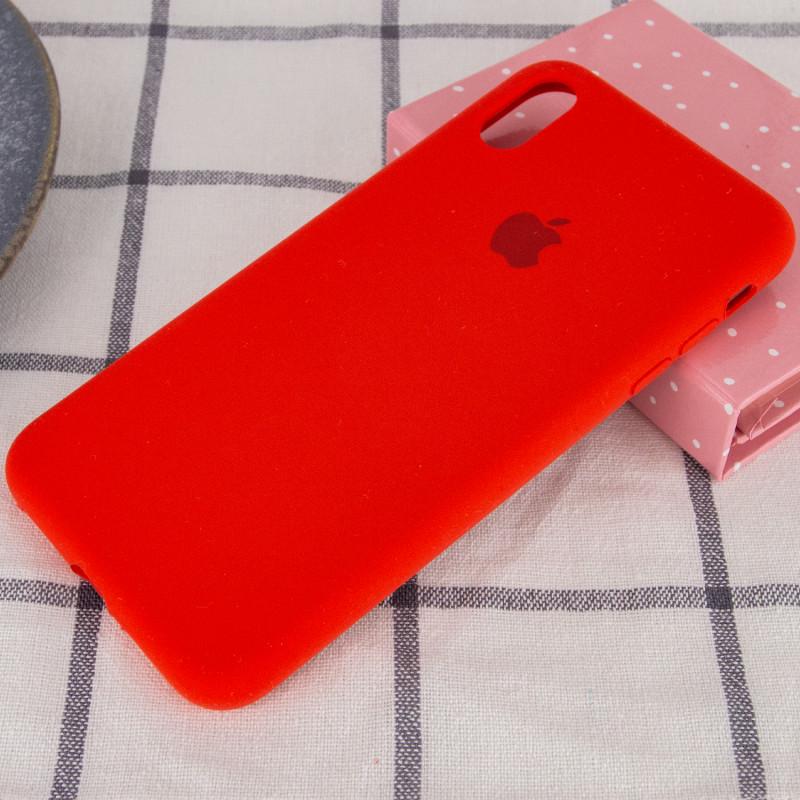 Противоударный чехол Silicone Case Full Protective AA для Apple iPhone XS Max 6.5" Красный/Red - фото 2