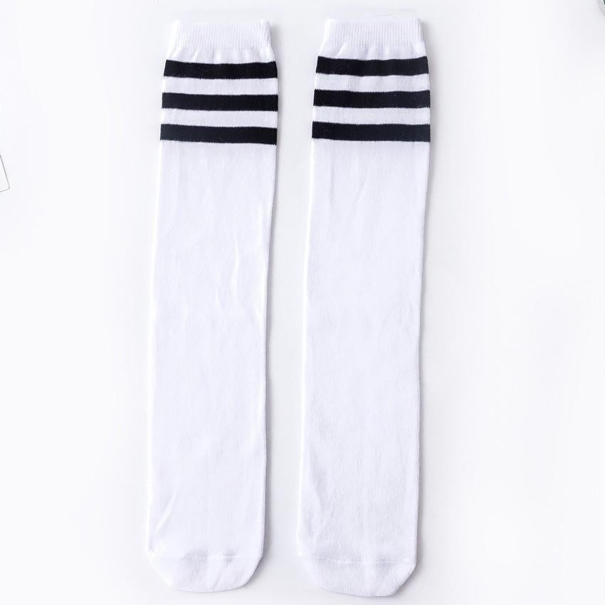 Гольфы детские хлопковые высокие 2 пары One Size Белый (2523)