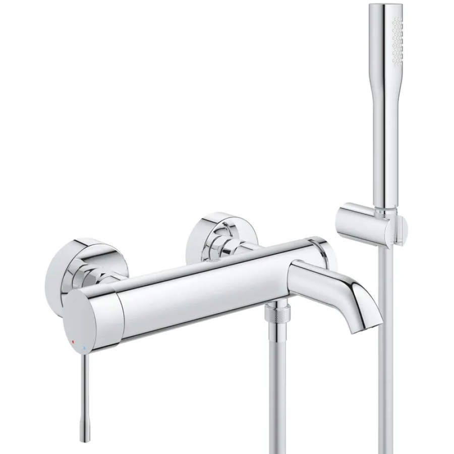 Смеситель для ванной однорычажный Grohe Essence Chrome (25249001) Смеситель для ванной однорычажный Grohe Essence Chrome (25249001)