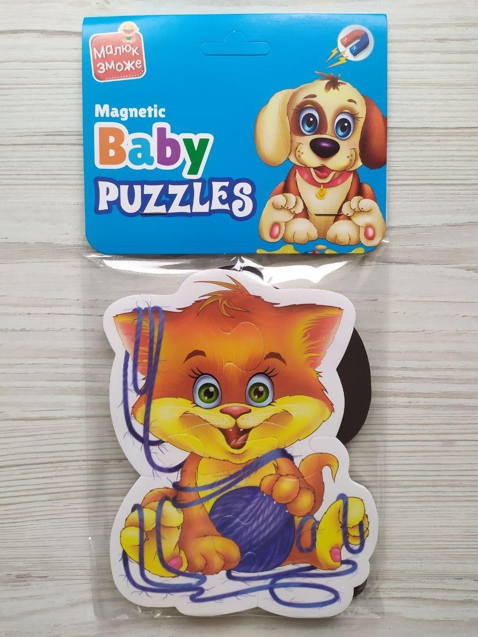 Гра розвивваюча Vladi Toys магнітні бейбі пазли Домашні улюбленці (VT3208-19) - фото 2