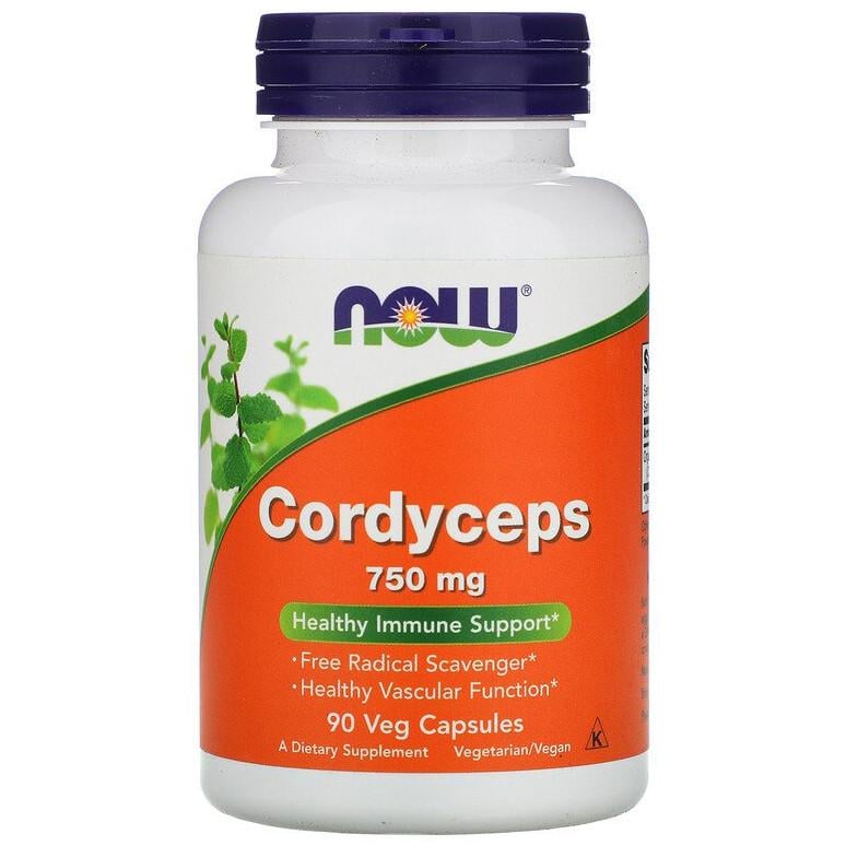 Кордицепс Now Foods Cordyceps 750 мг 90 капсул (998685259)