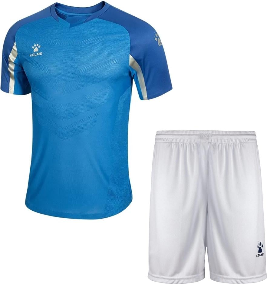 Комплект футбольной формы KELME ELITE .9432_K15Z434-1. 9100 S Сине-белый (48363-45)