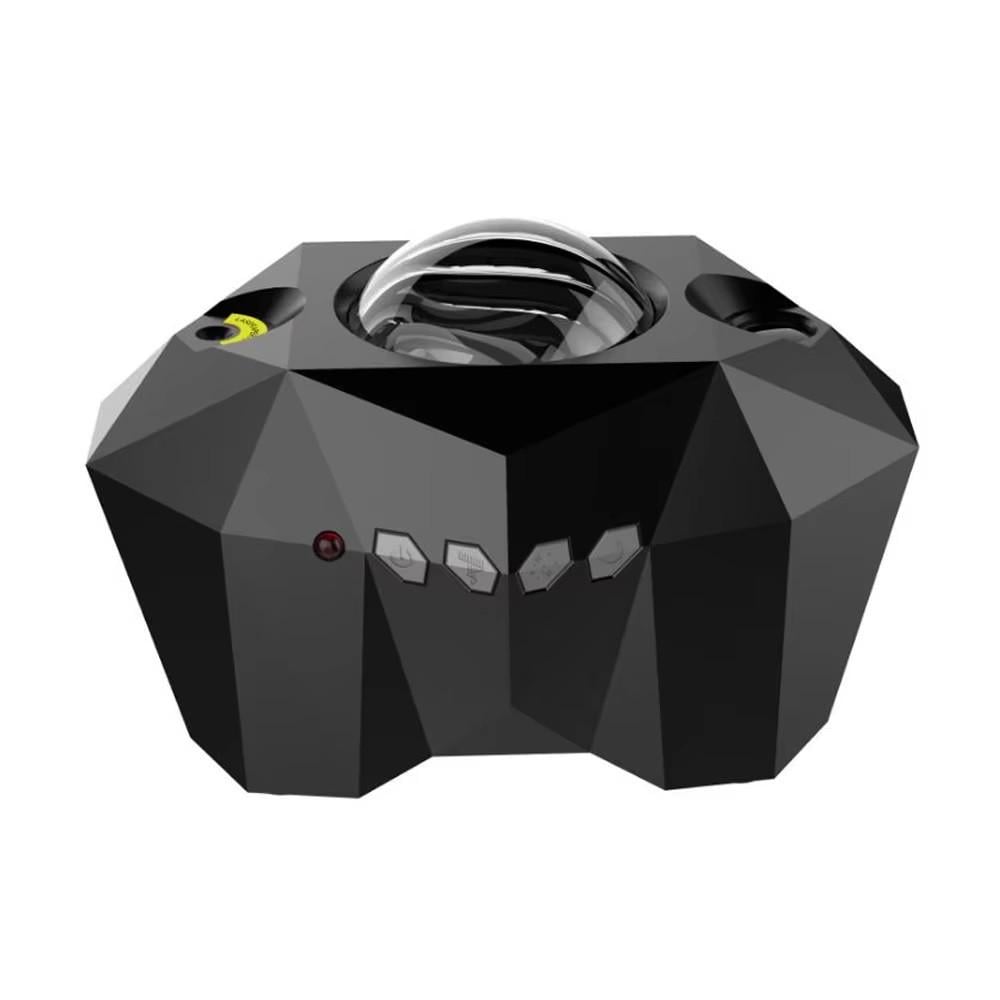 Проектор звездного неба Aurora Moon Star Projector Bluetooth с колонкой и пультом 7W Black (3_05763)