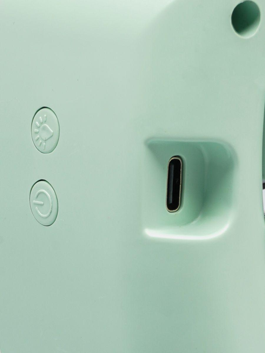 Вентилятор настільний акумуляторний з LED підсвіткою USB 3 швидкості 24x24 см Зелений - фото 3 Вентилятор настільний акумуляторний з LED підсвіткою USB 3 швидкості 24x24 см Зелений - фото 3