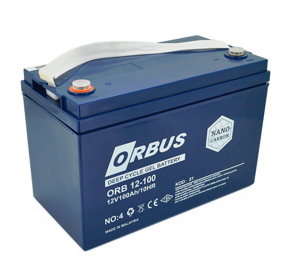 Аккумуляторная батарея гелевая ORBUS CG-12100 GEL 12V 100 Ah 30 кг (58057)