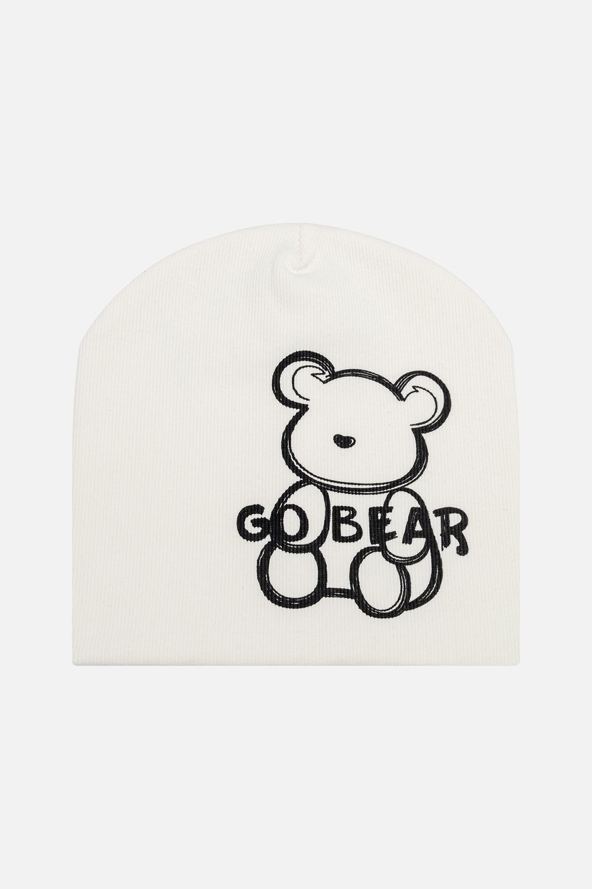 Шапка для девочки 52-54 см Молочный (ЦБ-00244789)