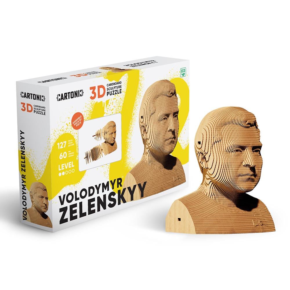 Пазл-конструктор 3D картонный Cartonic 3D Puzzle ZEL Владимир Зеленский (33394481)