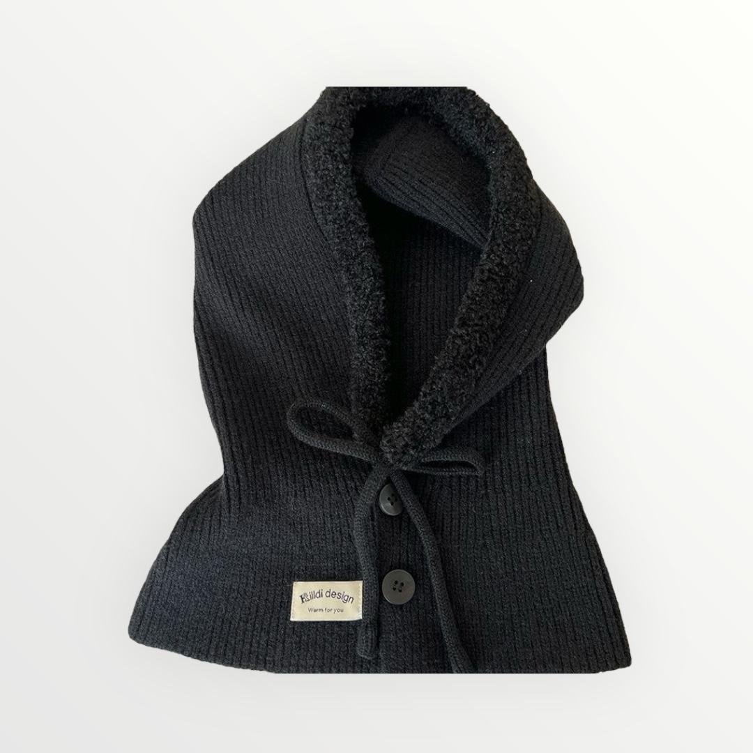 Капор унисекс теплый 1177 One size Черный (014891) - фото 1 Капор унисекс теплый 1177 One size Черный (014891) - фото 1