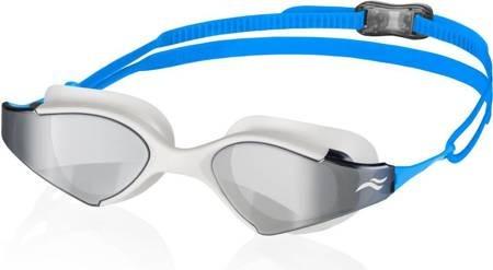 Очки для плавания Aqua Speed BLADE MIRROR 6139 Белый/Голубой (OSFM 5908217661395)
