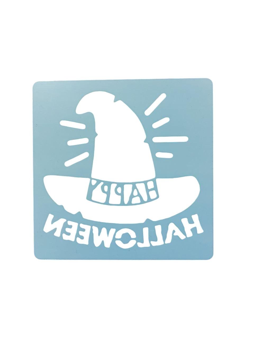 Трафарет на Хэллоуин Шляпа 13x13 см Серый (7615/50) Трафарет на Хэллоуин Шляпа 13x13 см Серый (7615/50)