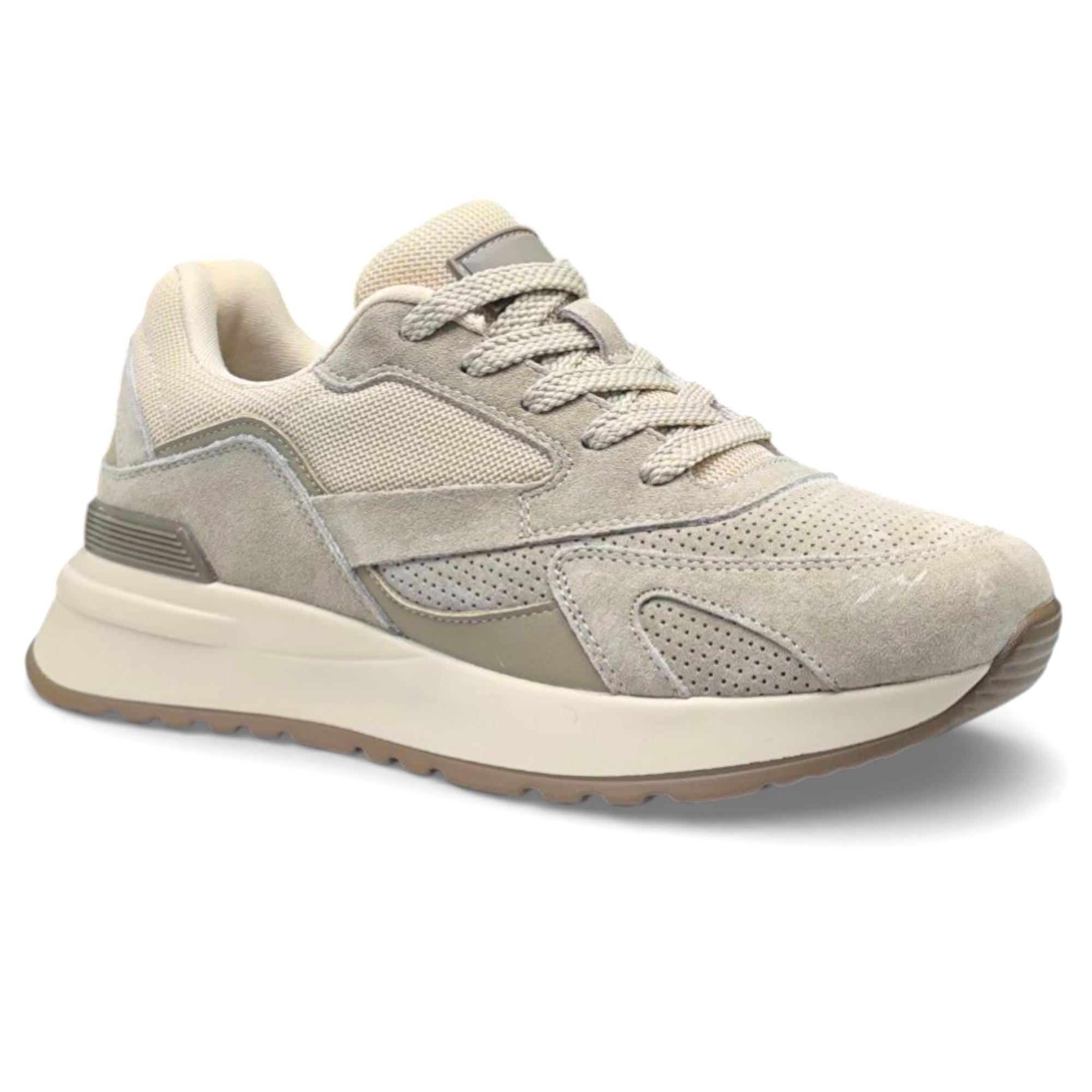 Кроссовки женские весенние Wollen р. 37 Бежевый (089435-37)