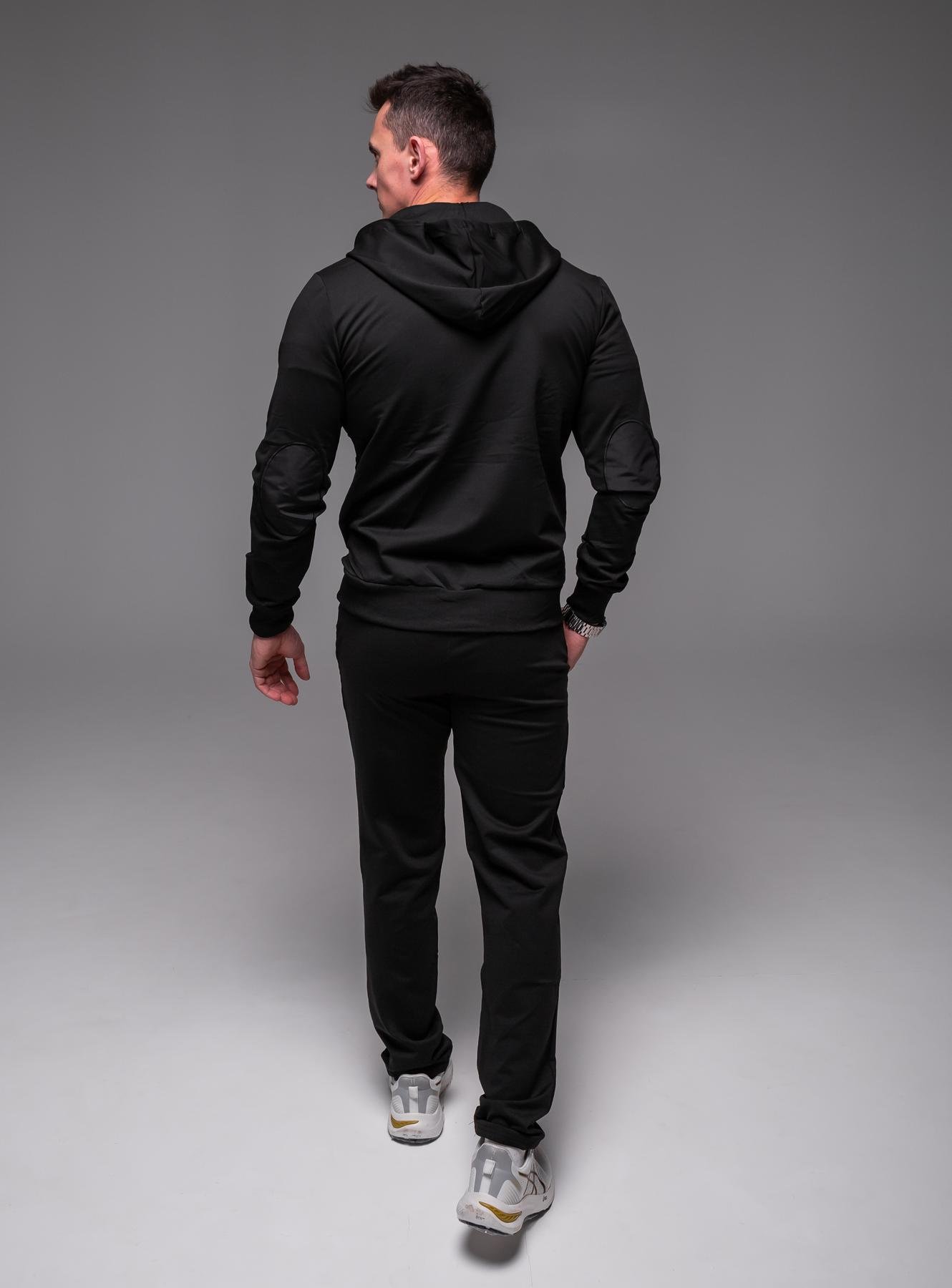 Спортивний костюм чоловічий Elbow трикотажний 3XL Чорний (2375/4) - фото 8