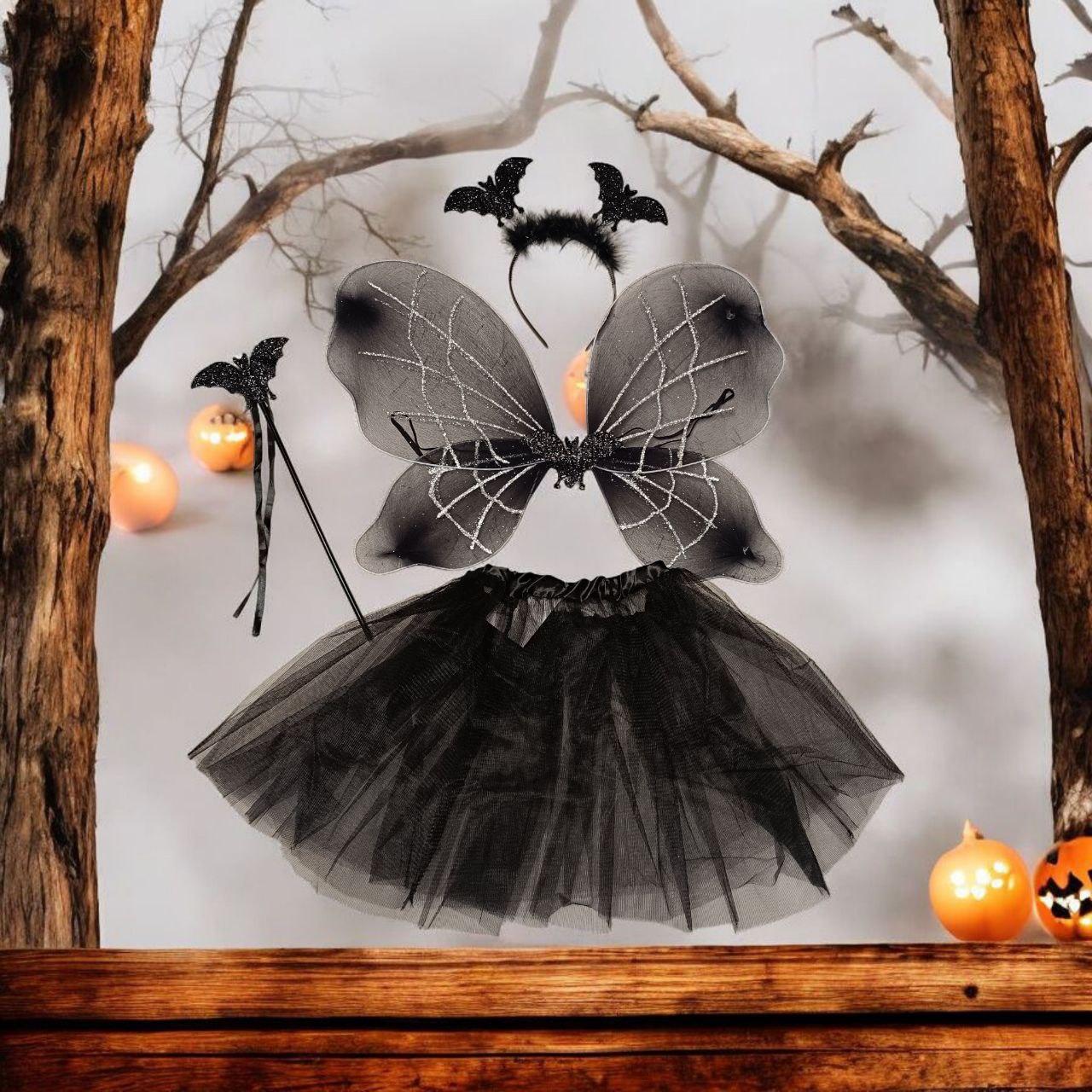 Костюм для дівчинки Летюча миша 2-7 років Чорний (2776503770) - фото 2 Костюм для дівчинки Летюча миша 2-7 років Чорний (2776503770) - фото 2