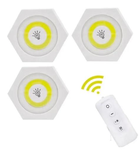 Комплект LED светильников light with Remote Control Set Romb 7478 COB/D с пультом и таймером 324 3 шт. - фото 4