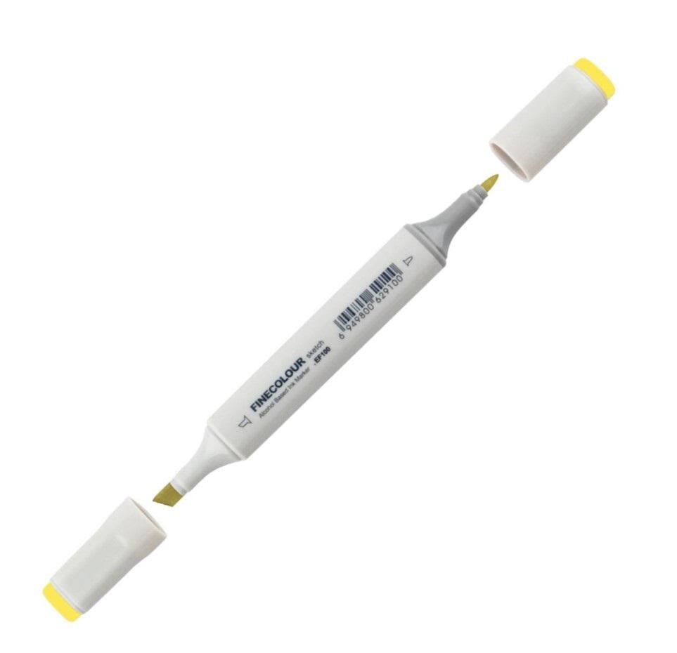 Маркер спиртовий Finecolour Sketchmarker 225 Y225 Кислотний жовтий (EF100-225)