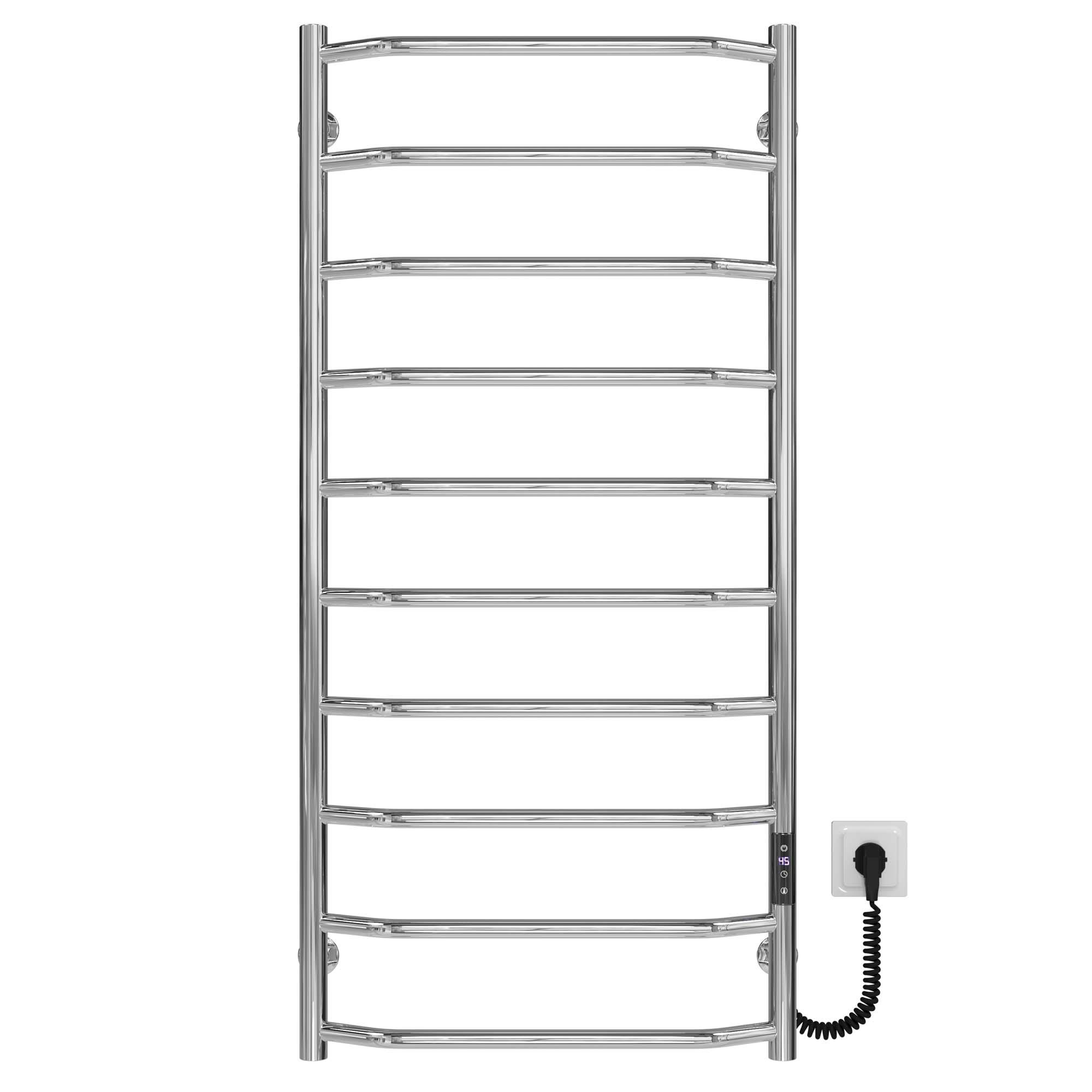 Рушникосушарка електрична Deffi Трапеція П10 JD03 праве підключення нержавіюча сталь 500x1100 мм Хром (C.TR.110.50.10.E.C.R.1)