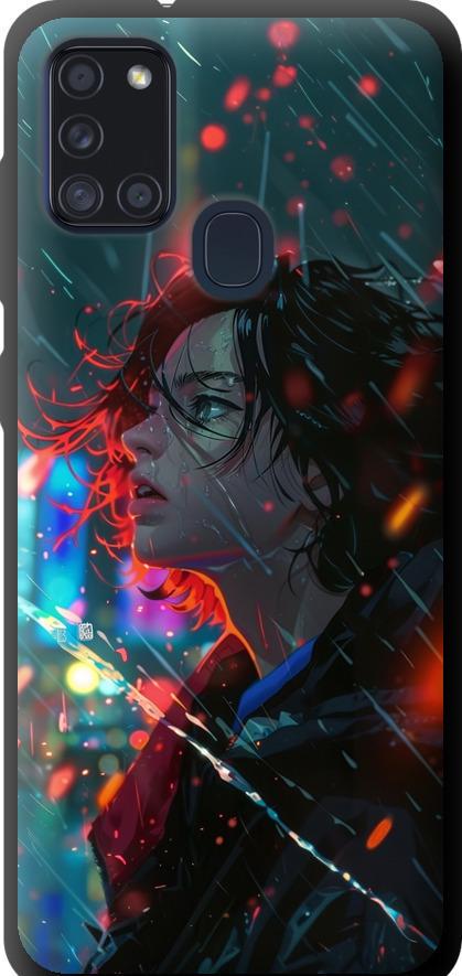 Чехол на Samsung Galaxy A21s A217F Ночные огни (6096b-1943-42517)