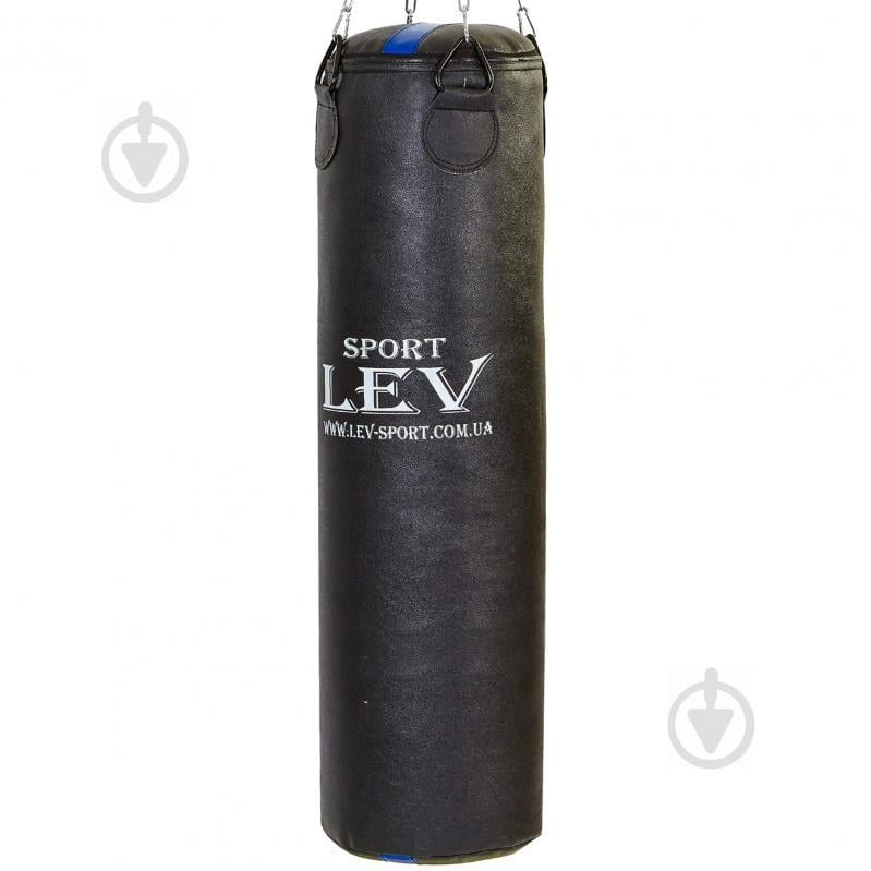 Мешок боксерский planeta-sport Цилиндр Кирза h-120см LEV UR LV-2810 Черный