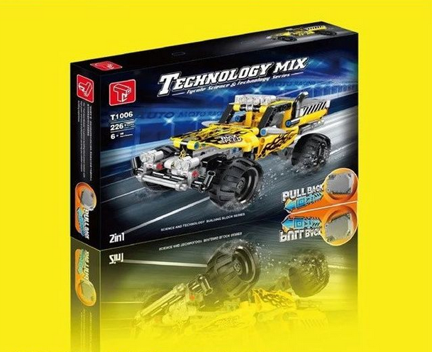 Конструктор дитячий Т1006 Technology Mix Спортивна машина інерційна (2198531263) - фото 2 Конструктор дитячий Т1006 Technology Mix Спортивна машина інерційна (2198531263) - фото 2