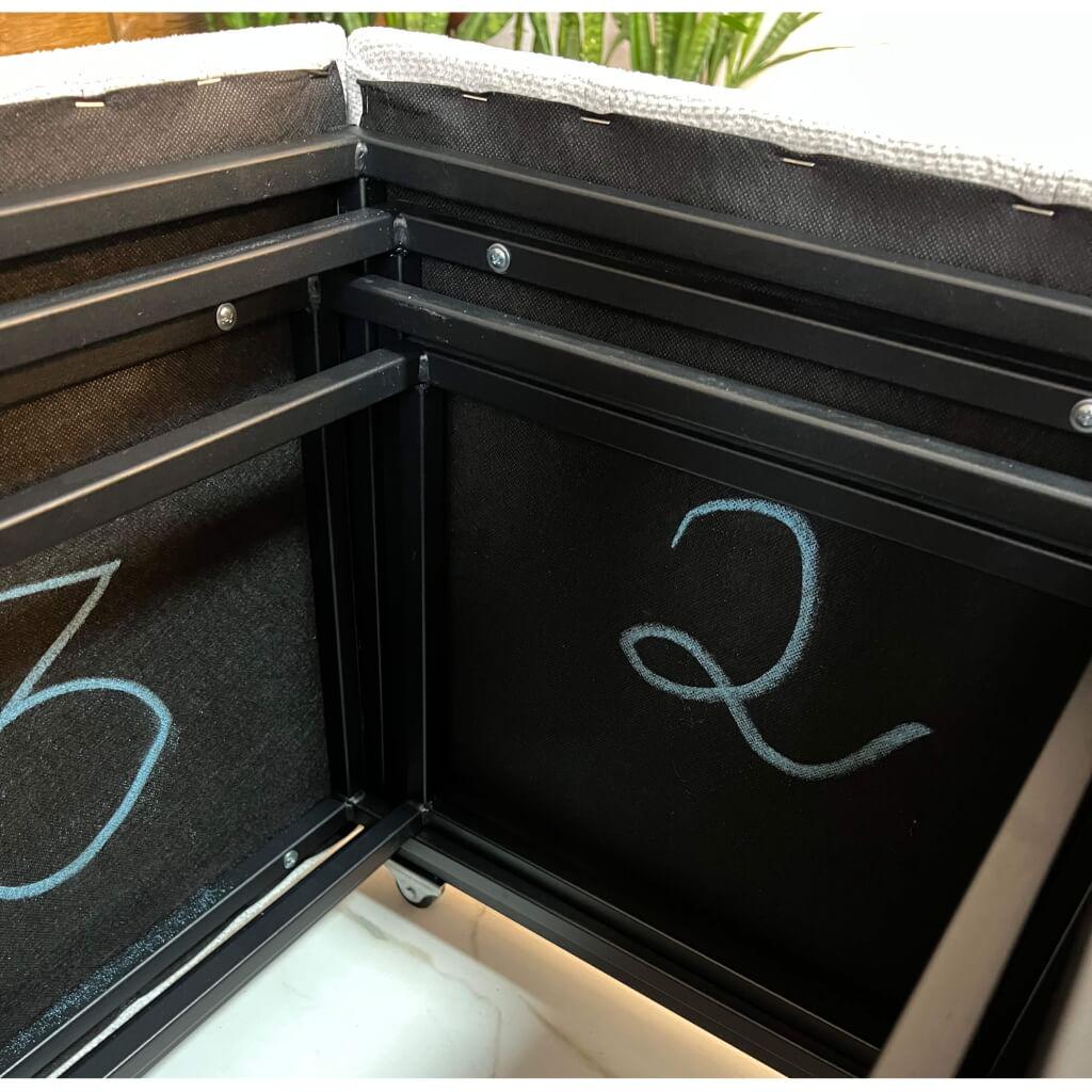 Пуф-трансформер 6в1 куб со столиком на колесах ЛДСП 50х50х54 см (12488835) - фото 9 Пуф-трансформер 6в1 куб со столиком на колесах ЛДСП 50х50х54 см (12488835) - фото 9