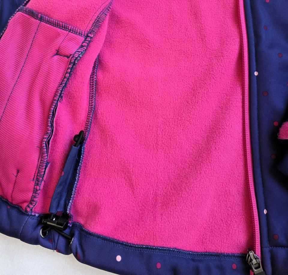 Куртка-софтшел на флисе Lupilu для девочки 98-104 см (056696) - фото 6