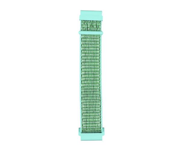 Ремешок универсальный Nylon strips для Samsung/Amazfit/Huawei 22 мм Turquoise Ремешок универсальный Nylon strips для Samsung/Amazfit/Huawei 22 мм Turquoise