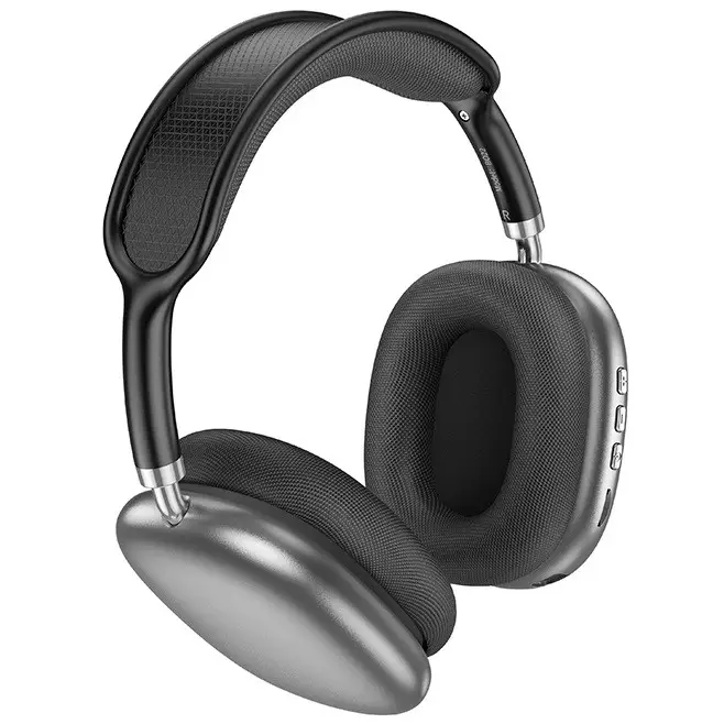 Навушники бездротові накладні Borofone BO22 Elegant BT headphones Сірий (2834100858)