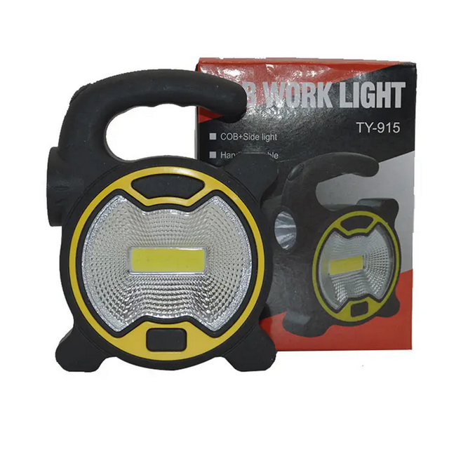 Фонарь ручной T-915A LED на батареях АА Желтый (T-915A)