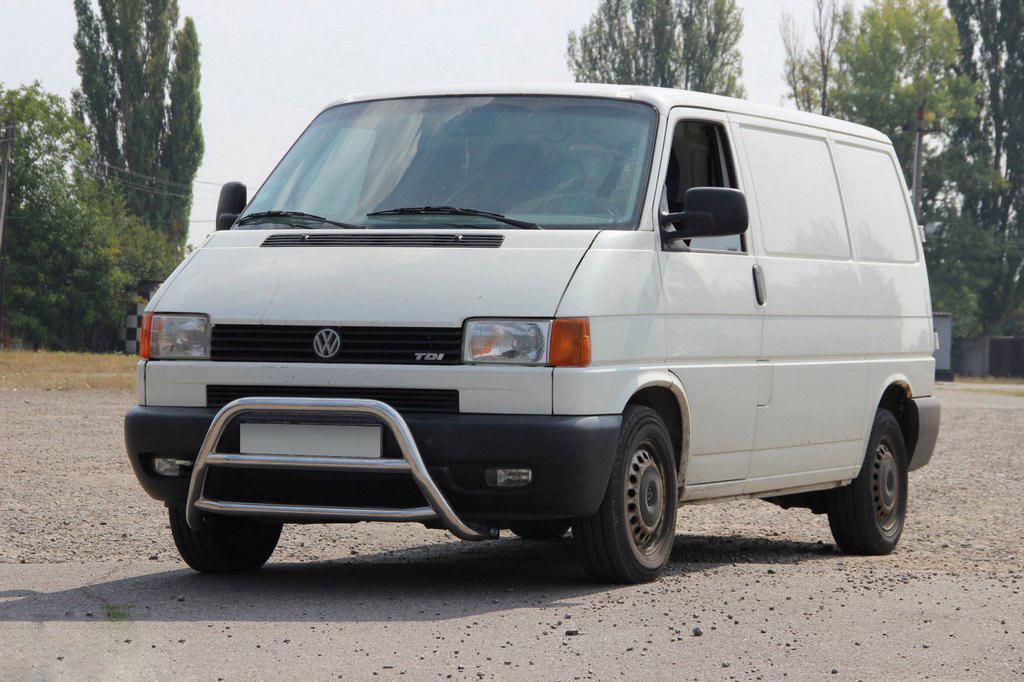 Кенгурятник WT022 CAN для Volkswagen T4 Transporter нержавіюча сталь Хром