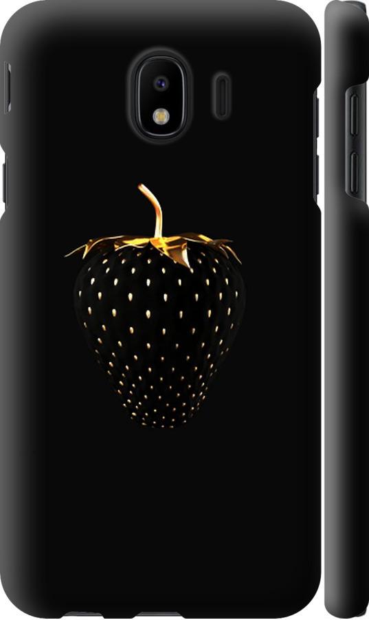 Чехол на Samsung Galaxy J4 2018 Черная клубника (3585m-1487-42517)