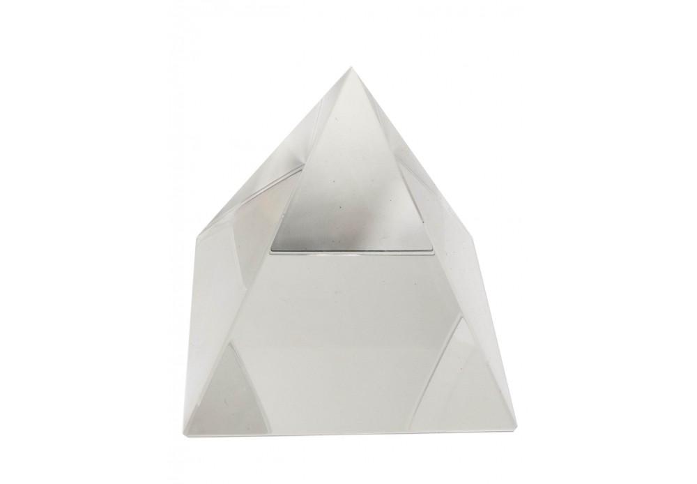 Статуэтка Пирамида хрустальная 8х8х8 см (20776)