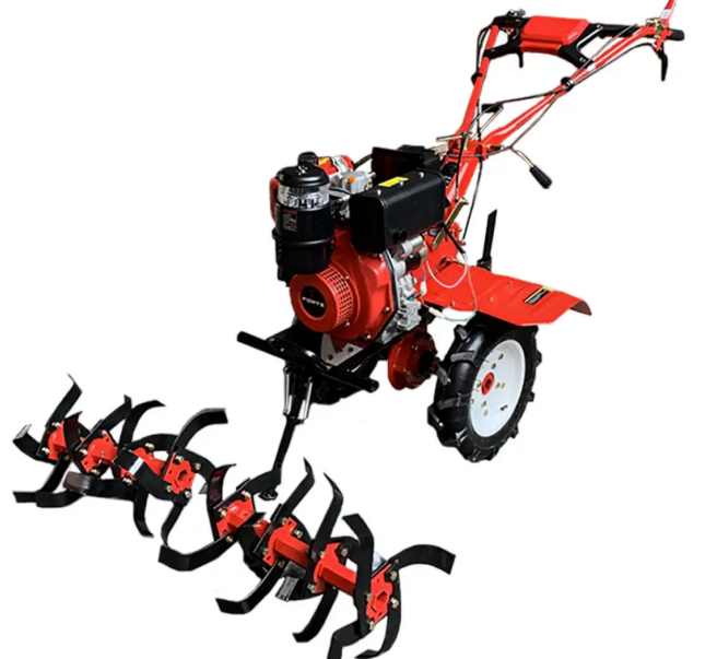 Мотоблок дизельний Forte 1050E колесо 10"