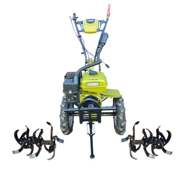 Мотоблок бензиновый DOZER G7-2BT 4.00-10 Салатовый - фото 6