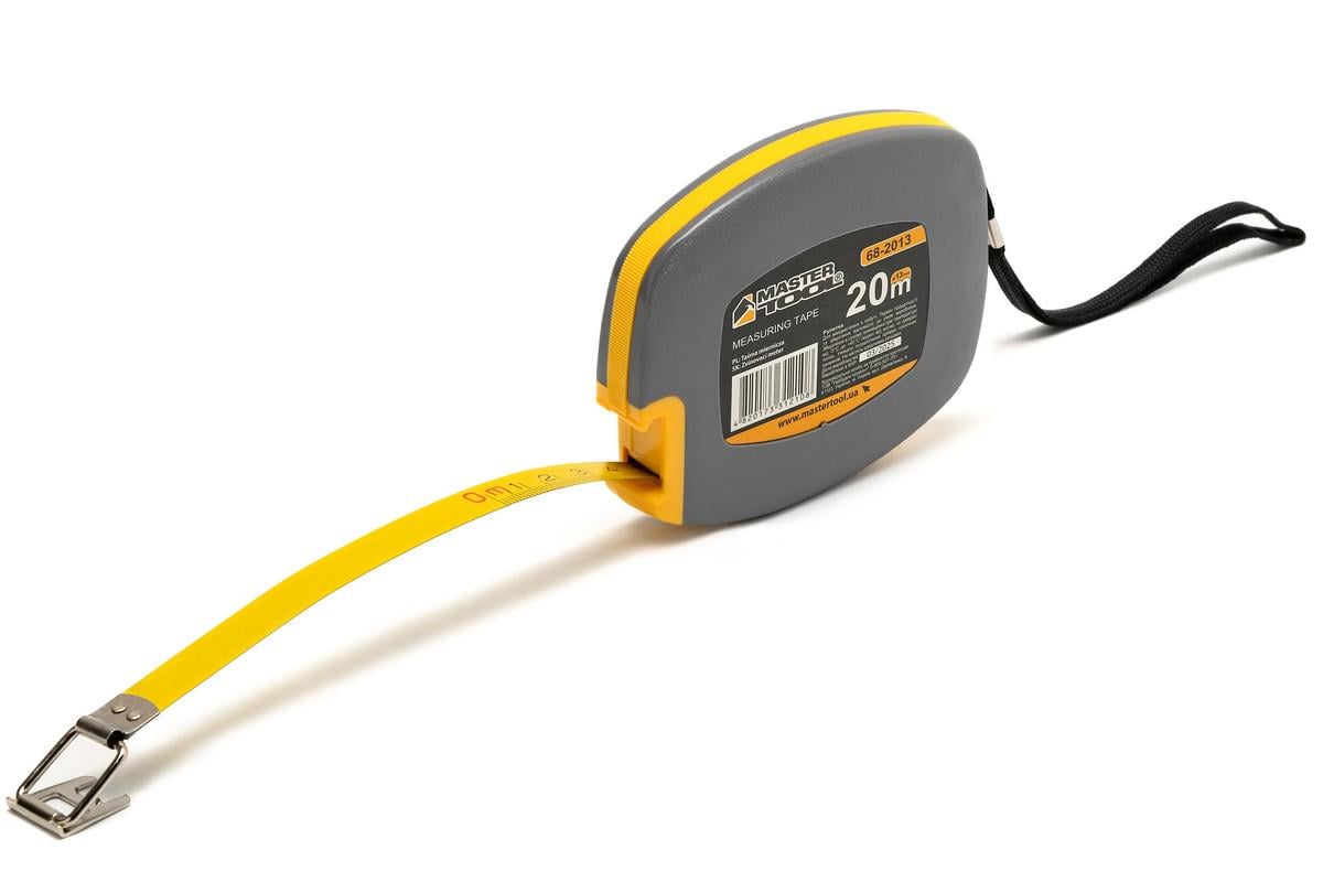 Рулетка MasterTool 20 м х 13 мм стальное полотно ударопрочный корпус (68-2013) Рулетка MasterTool 20 м х 13 мм стальное полотно ударопрочный корпус (68-2013)