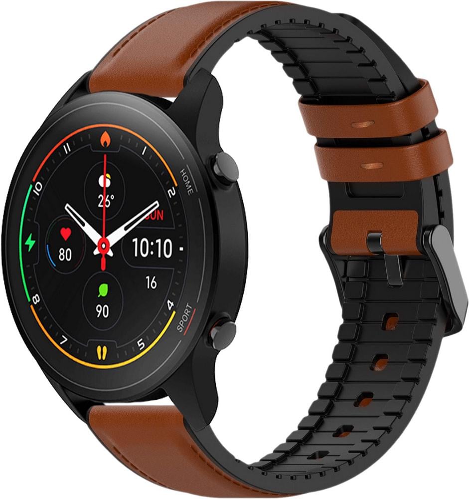 Ремінець шкіряний Tamyx для Xiaomi Mi Watch Brown (31628-30)