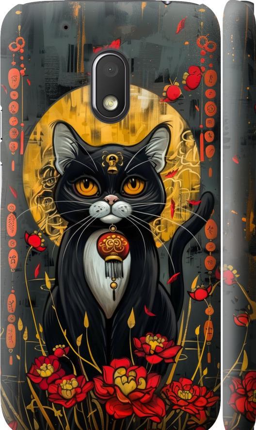 Чехол на Motorola Moto G4 Play China Cat (6134m-860-42517)