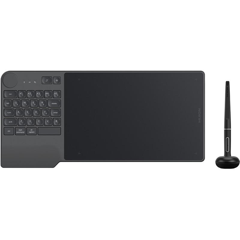 Графический планшет Huion Inspiroy Keydial KD200 и перчатка