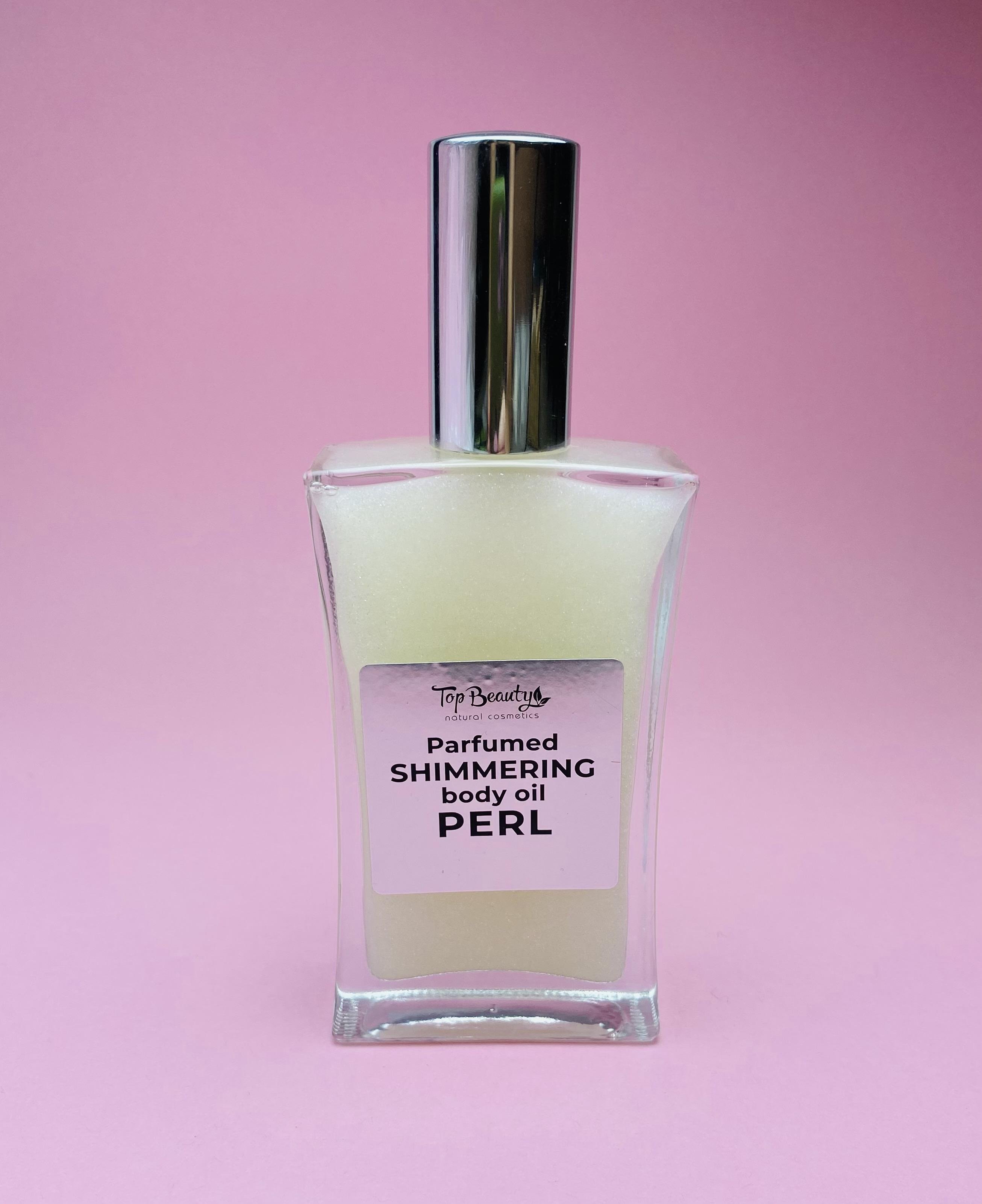 Сухе масло для тіла Top Beauty Перлина з вітамінами A і E та шиммером 100 мл
