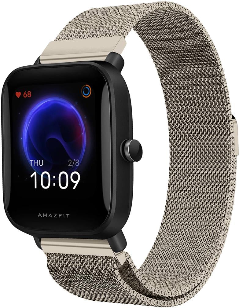 Ремінець Міланська Петля Milano для Amazfit Bip U Pro Brushed Gold (23408-16)