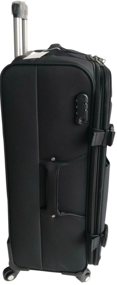 Валіза гігант на 4-х колесах і регулюванням розміру Чорний (817) - фото 2 Валіза гігант на 4-х колесах і регулюванням розміру Чорний (817) - фото 2