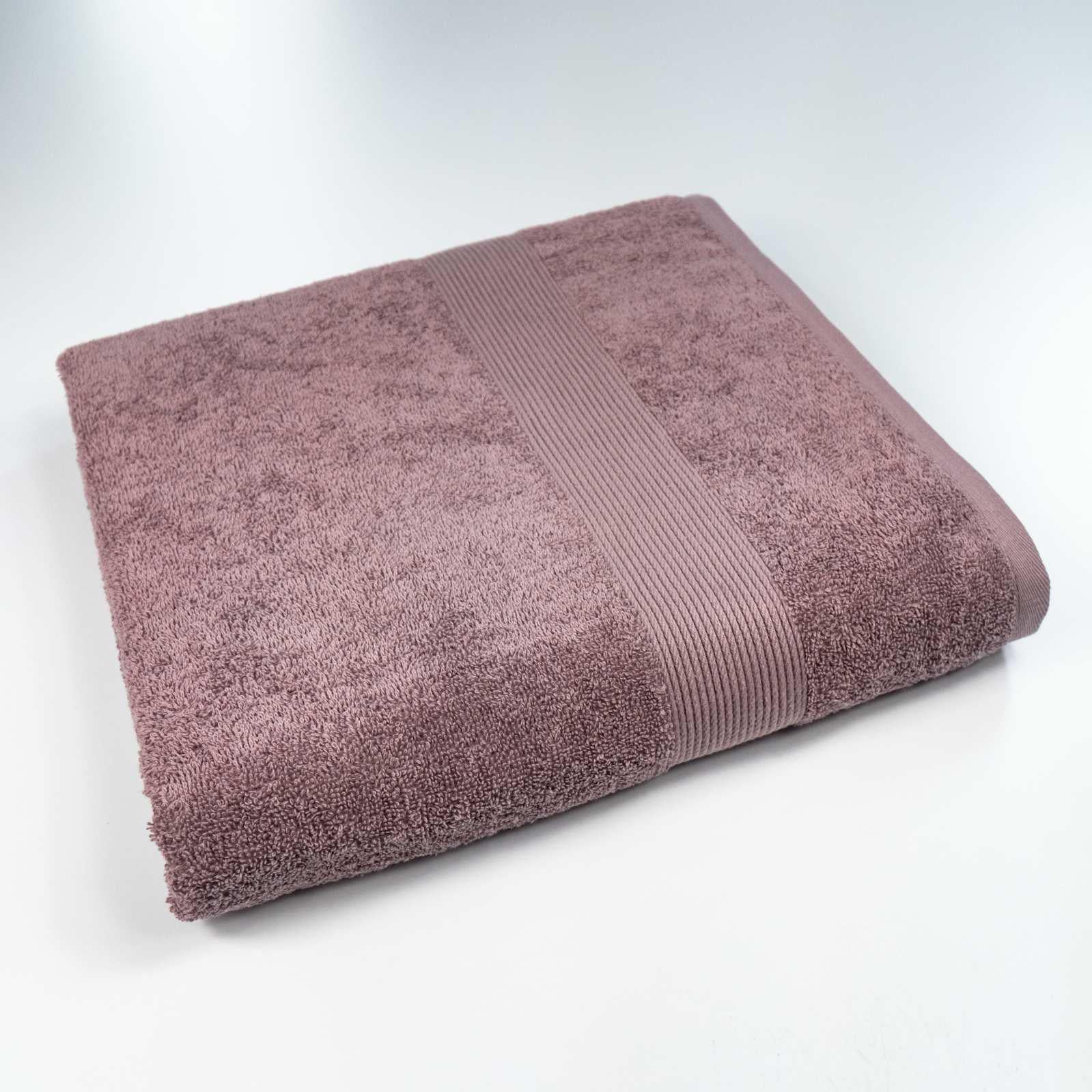 Полотенце банное GM Textile с бордюром 70х140 см Шоколадный (400b-140-choko)