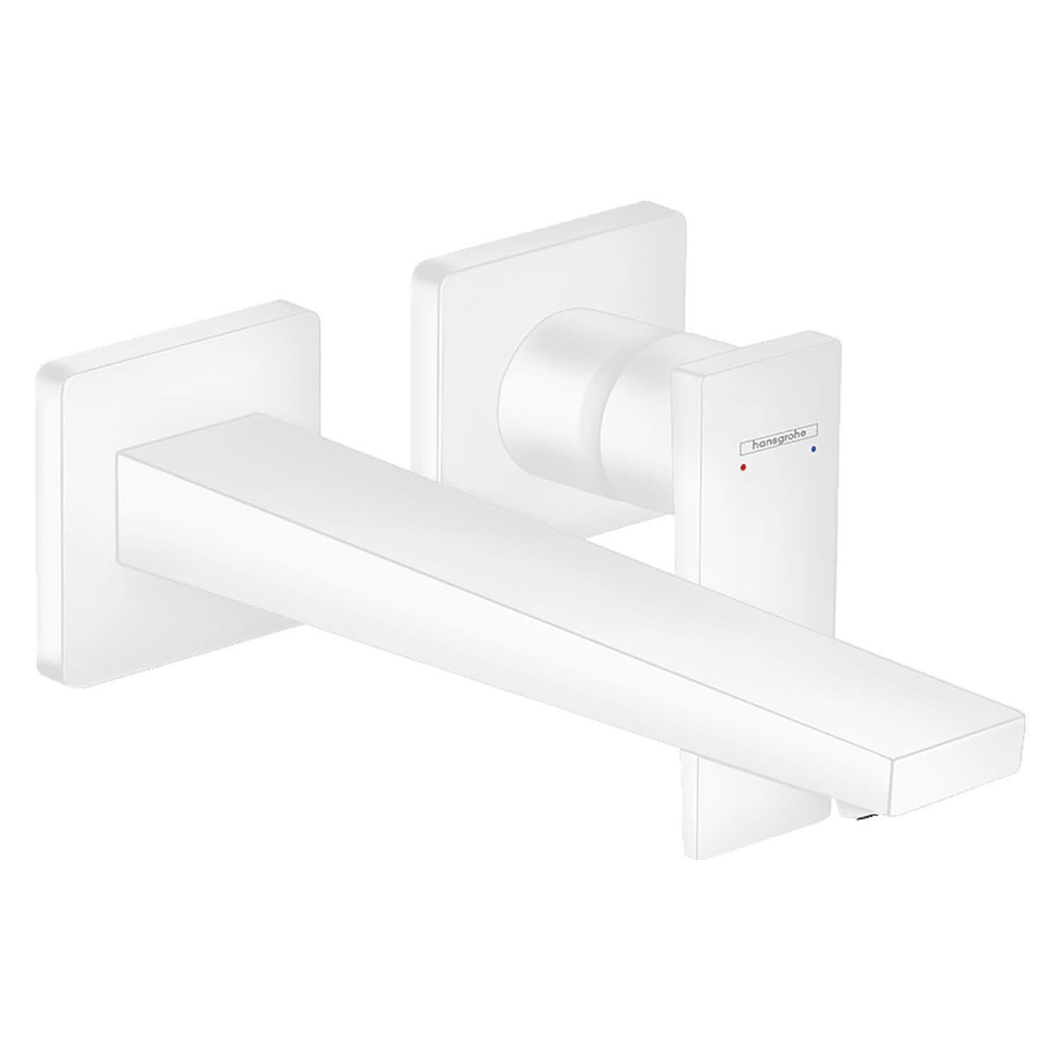 Часть внешняя смесителя Hansgrohe Metropol 32526700 настенный однорычажный Белый (77163)