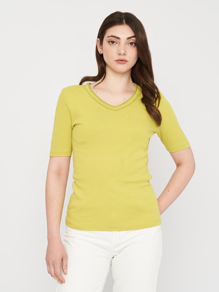 Футболка C & A 84835/2126408x43 женская XS Салатовый (185455)