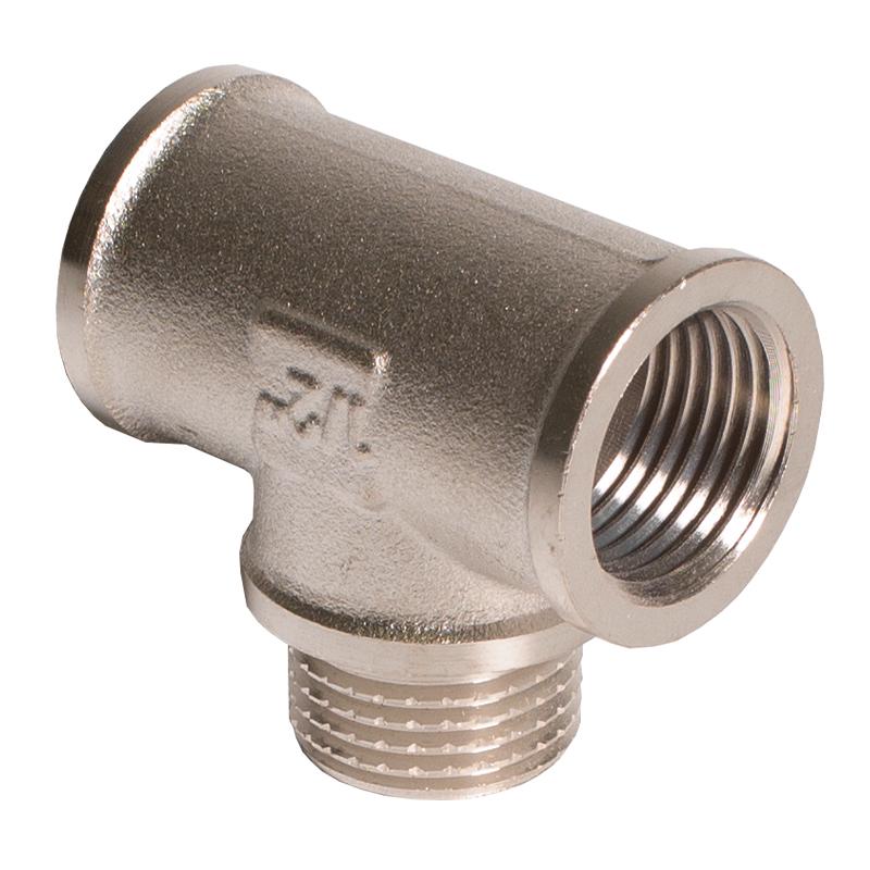 Тройник никелированный Miraya ВЗО 1/2” (TU-18469)