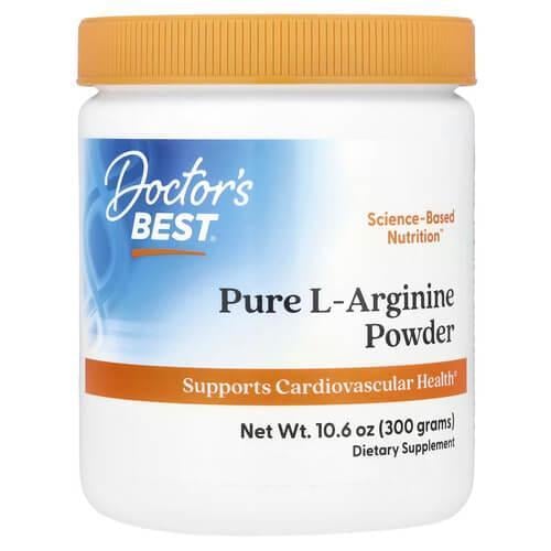 Аргінін Doctor's Best Pure L-Arginine Powder 300 г (DRB-00374)