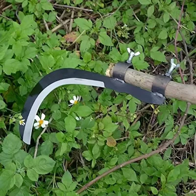 Серп прочный инструмент с острым лезвием и двойным креплением AN00594 - фото 3